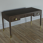 Письменный стол Elsa Dreams Walnut Шпон дерево с двумя ящиками варинант исполнения - 2 | Loft Concept во Владивостоке