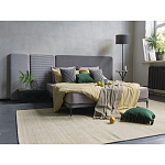 Кровать с большим мягким изголовьем Unity Dark Grey Bed варинант исполнения - 6 | Loft Concept во Владивостоке