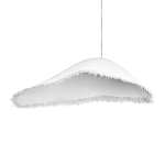 Подвесной светильник с асимметричным волнообразным абажуром и фактурной бахромой по краю Tactile Line варинант исполнения - 10 | Loft Concept во Владивостоке