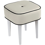 Квадратный мягкий пуф на белых ножках Winton Pouf Square варинант исполнения - 21 | Loft Concept во Владивостоке