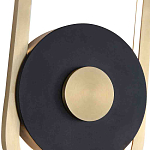 Бра с овальной рамойцвета латунь и черным кругом в центре Midnight Orbit варинант исполнения - 2 | Loft Concept во Владивостоке