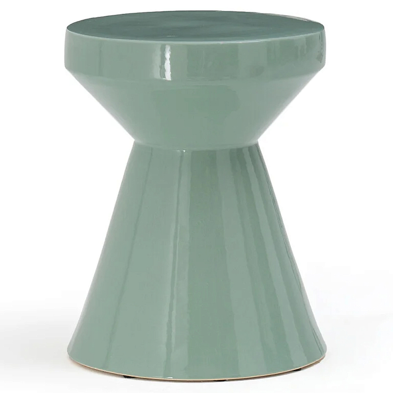 Приставной стол из керамики Manufacto Gray-green Серо-зеленый Приставной стол из керамики Manufacto Gray-green Серо-зеленый во Владивостоке | Loft Concept