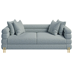 Дизайнерский Диван Lancaster Серо-голубое букле варинант исполнения - 3 | Loft Concept во Владивостоке