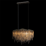 Люстра подвесная с металлическими цепочками и изогнутыми металлическими дугами 72 см Atlantis Chain варинант исполнения - 3 | Loft Concept во Владивостоке