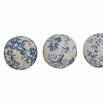  Набор керамических шаров с синей росписью Oriental Blue & White Ornament Vases варинант исполнения - 3 | Loft Concept во Владивостоке