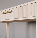 Элегантная Консоль Primo с выдвижным ящиком Светлый дуб варинант исполнения - 3 | Loft Concept во Владивостоке