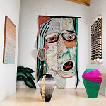 Арт-Объект плетеный из нитей большой портрет Joana Schneider  варинант исполнения - 1 | Loft Concept во Владивостоке