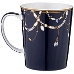 Кружка из фарфора синяя с изображением лошади 400 мл Porcelain Horse Set варинант исполнения - 1 | Loft Concept во Владивостоке