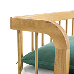 Кровать из массива дуба с пружинным блоком Mateta варинант исполнения - 6 | Loft Concept во Владивостоке