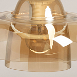 Подвесной светильник с двухъярусным плафоном цвета янтарь Honey Layer варинант исполнения - 8 | Loft Concept во Владивостоке