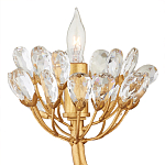 Люстра золотая в виде растения Golden Flower Glade варинант исполнения - 2 | Loft Concept во Владивостоке