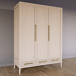 Большой Шкаф Primo Светлый дуб с 3 дверьми и 3 выдвижными ящиками варинант исполнения - 2 | Loft Concept во Владивостоке