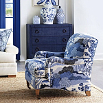 Ткань Blue landscape синий пейзах T3-89 варинант исполнения - 4 | Loft Concept во Владивостоке