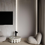 Гипсовая 3D Панель M-16 варинант исполнения - 1 | Loft Concept во Владивостоке