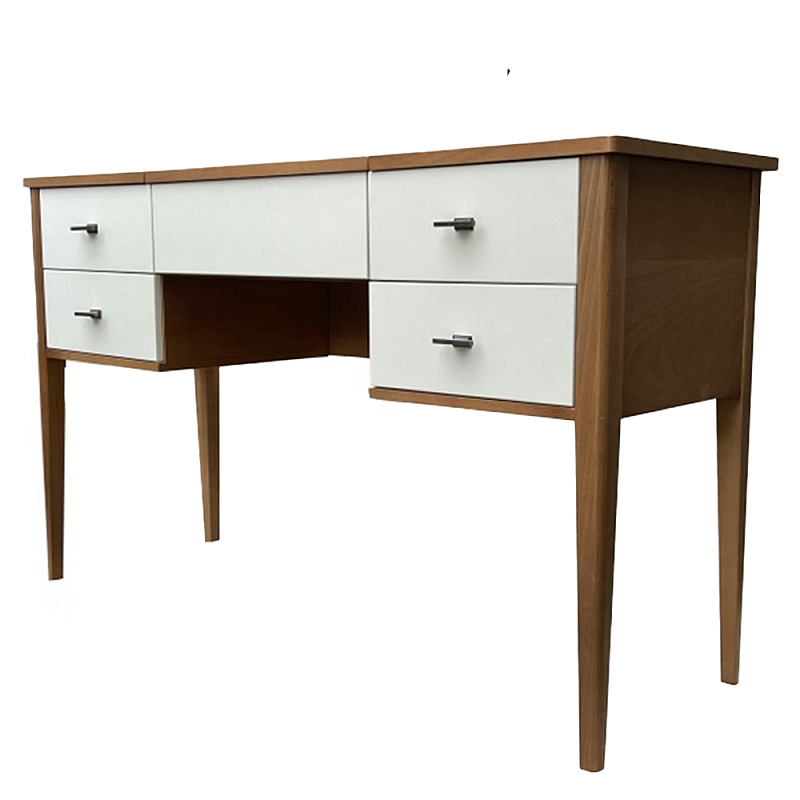 Стол письменный из массива бука Tasteful Furniture Table Коричневый Слоновая кость  во Владивостоке | Loft Concept 