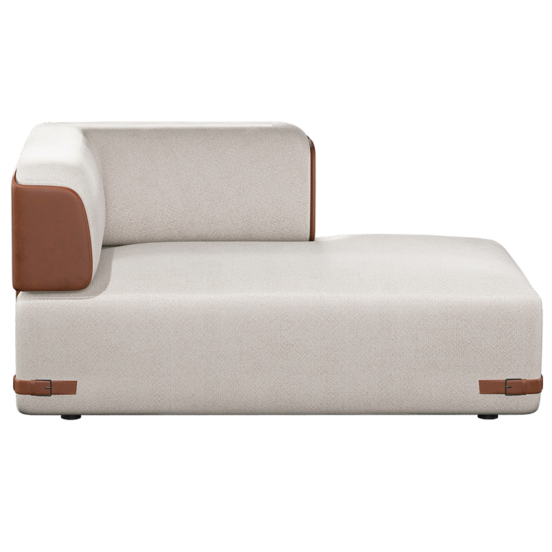 Кушетка Richmond  Молочный Коричневый во Владивостоке | Loft Concept 