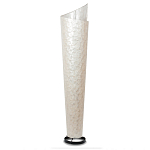 Торшер из перламутра на металлическом каркасе Indonesian Spiral варинант исполнения - 1 | Loft Concept во Владивостоке