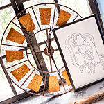 Часы настенные из металла в стиле лофт Clock with History варинант исполнения - 3 | Loft Concept во Владивостоке