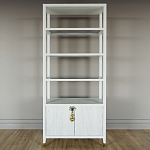 Стеллаж со стеклянными полками Elsa Dreams White варинант исполнения - 6 | Loft Concept во Владивостоке