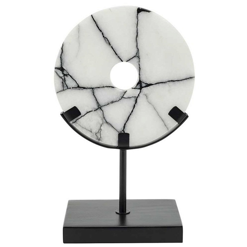 Статуэтка Disk Madison On Stand Черный Белый Статуэтка Disk Madison On Stand Черный Белый во Владивостоке | Loft Concept