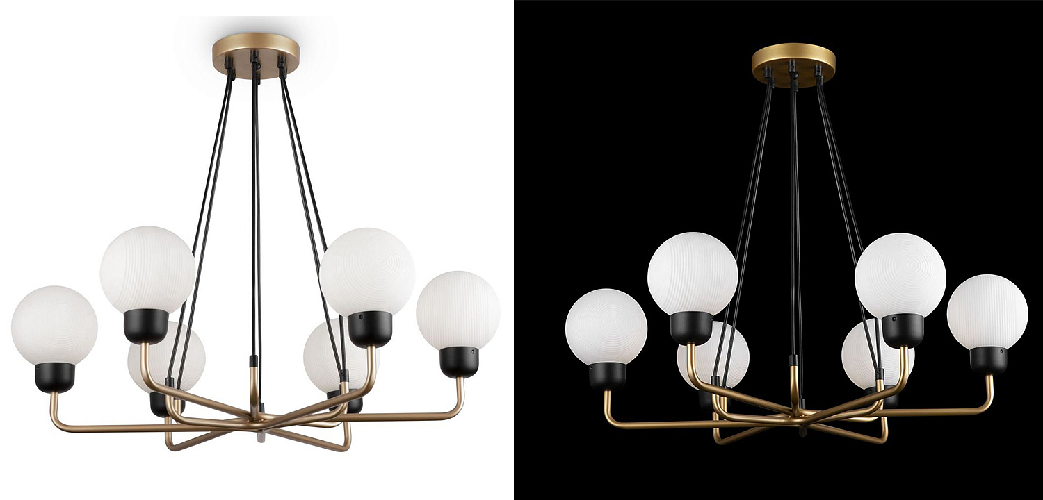 Люстра Andresa Chandelier 6 Balls Люстра Andresa Chandelier 6 Balls - Loft-Concept во Владивостоке