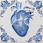 Плитка с узором Мое сердце варинант исполнения - 2 | Loft Concept во Владивостоке