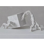 Скульптура «Окаменелый рост», Белый объект варинант исполнения - 1 | Loft Concept во Владивостоке