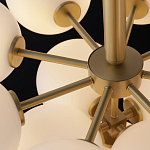 Люстра круглая со стеклянными сферами Maleficent варинант исполнения - 3 | Loft Concept во Владивостоке