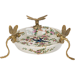 Блюдо фарфоровое Полет стрекоз Jita варинант исполнения - 1 | Loft Concept во Владивостоке