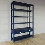 Стеллаж с двумя ящиками Elsa Dreams Blue варинант исполнения - 1 | Loft Concept во Владивостоке