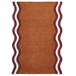 Ковер с оригинальной волнистой отделкой Woven from Wool варинант исполнения - 1 | Loft Concept во Владивостоке