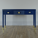 Дизайнерский Письменный стол Elsa Dreams Blue с тремя ящиками варинант исполнения - 1 | Loft Concept во Владивостоке