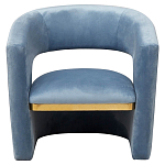 Кресло голубое Walsh Blue Armchair варинант исполнения - 3 | Loft Concept во Владивостоке