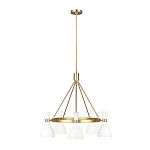 Люстра с 5-ю плафонами в форме песочных часов с узкими перфорированными отверстиями Feiss варинант исполнения - 8 | Loft Concept во Владивостоке