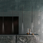 Подвсеной светильник светодиодный металлический цилиндрической формы Высота 60см Trumpet tube варинант исполнения - 6 | Loft Concept во Владивостоке