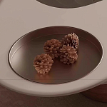 Журнальный столик фигурный со стеклянной столешницей Table Drop варинант исполнения - 6 | Loft Concept во Владивостоке