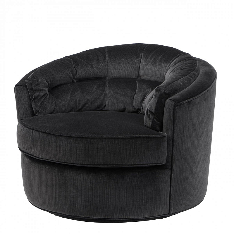 Кресло Eichholtz Chair Recla Black Черный Кресло Eichholtz Chair Recla Black Черный во Владивостоке | Loft Concept