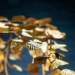 Люстра золотая с декором в виде веток эвкалипта Eucalyptus Branches варинант исполнения - 6 | Loft Concept во Владивостоке