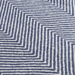 Плед из шерсти мериноса темно-синего цвета 130×180 см Indigo Waves варинант исполнения - 2 | Loft Concept во Владивостоке