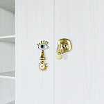 Большой шкаф с витриной Elsa Dreams White варинант исполнения - 4 | Loft Concept во Владивостоке