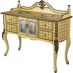 Комод деревянный Illustration of flowers варинант исполнения - 4 | Loft Concept во Владивостоке