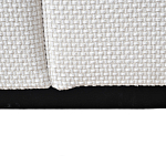 Дизайнерское кресло мягкое с обивкой из рогожки кремового цвета Decoration of Everything варинант исполнения - 3 | Loft Concept во Владивостоке