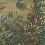 Обои ручная роспись Le Brésil Brume варинант исполнения - 2 | Loft Concept во Владивостоке