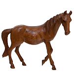Статуэтка из дерева суар дикая лошадь Wild Horses варинант исполнения - 3 | Loft Concept во Владивостоке