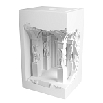 Встраиваемый в стену гипсовый светильник под покраску с колоннами и арками в античном стиле Antiquity Athena варинант исполнения - 2 | Loft Concept во Владивостоке