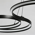 Люстра подвесная светодиодная в виде волнообразной ленты Ribbon Vortex варинант исполнения - 11 | Loft Concept во Владивостоке