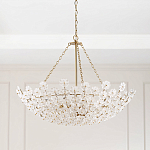 Люстра декорированная цветами из стекла Lightness of Flowers варинант исполнения - 2 | Loft Concept во Владивостоке