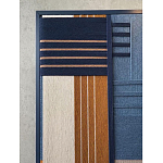 Панно из шнура Синяя геометрическая абстракция wall panel line Blue варинант исполнения - 3 | Loft Concept во Владивостоке