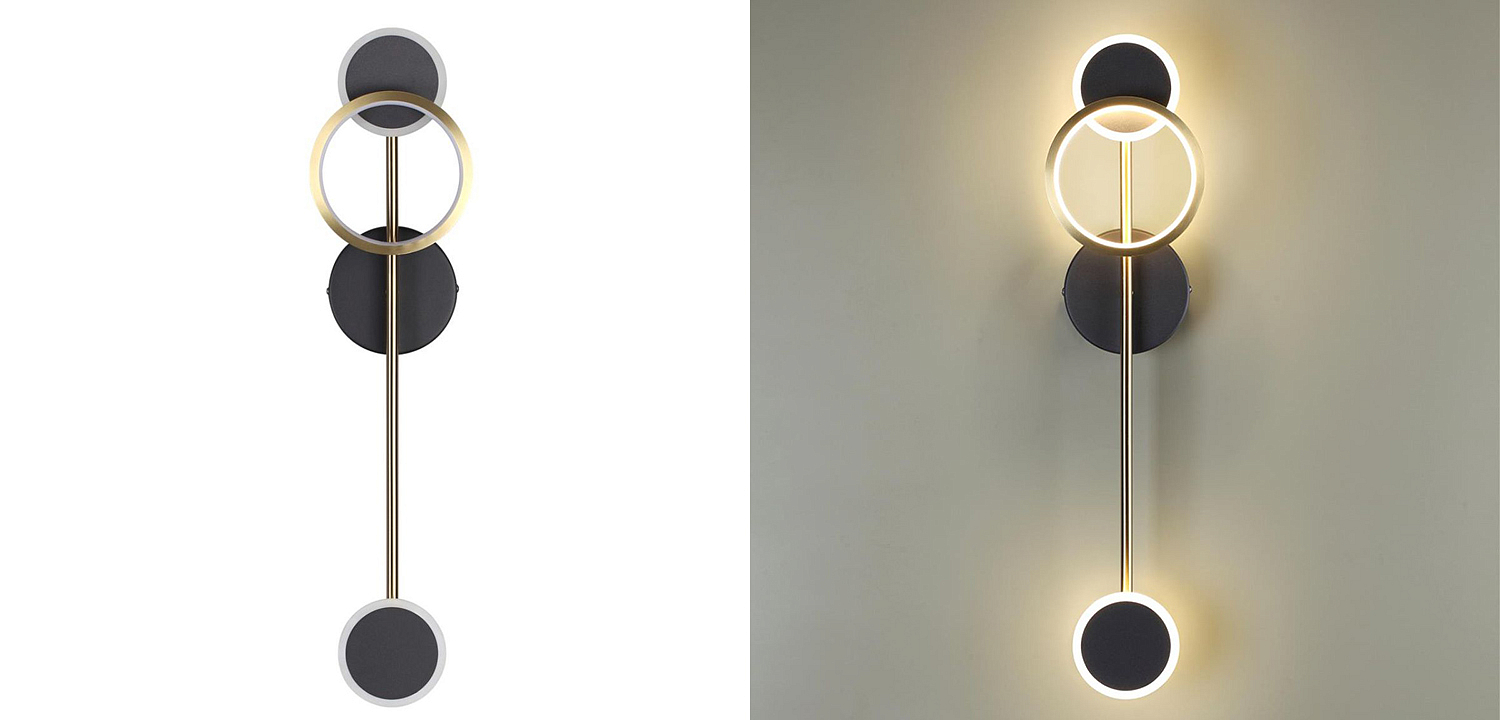 Бра Bendik Gold Ring Wall lamp A Бра Bendik Gold Ring Wall lamp A - Loft-Concept во Владивостоке
