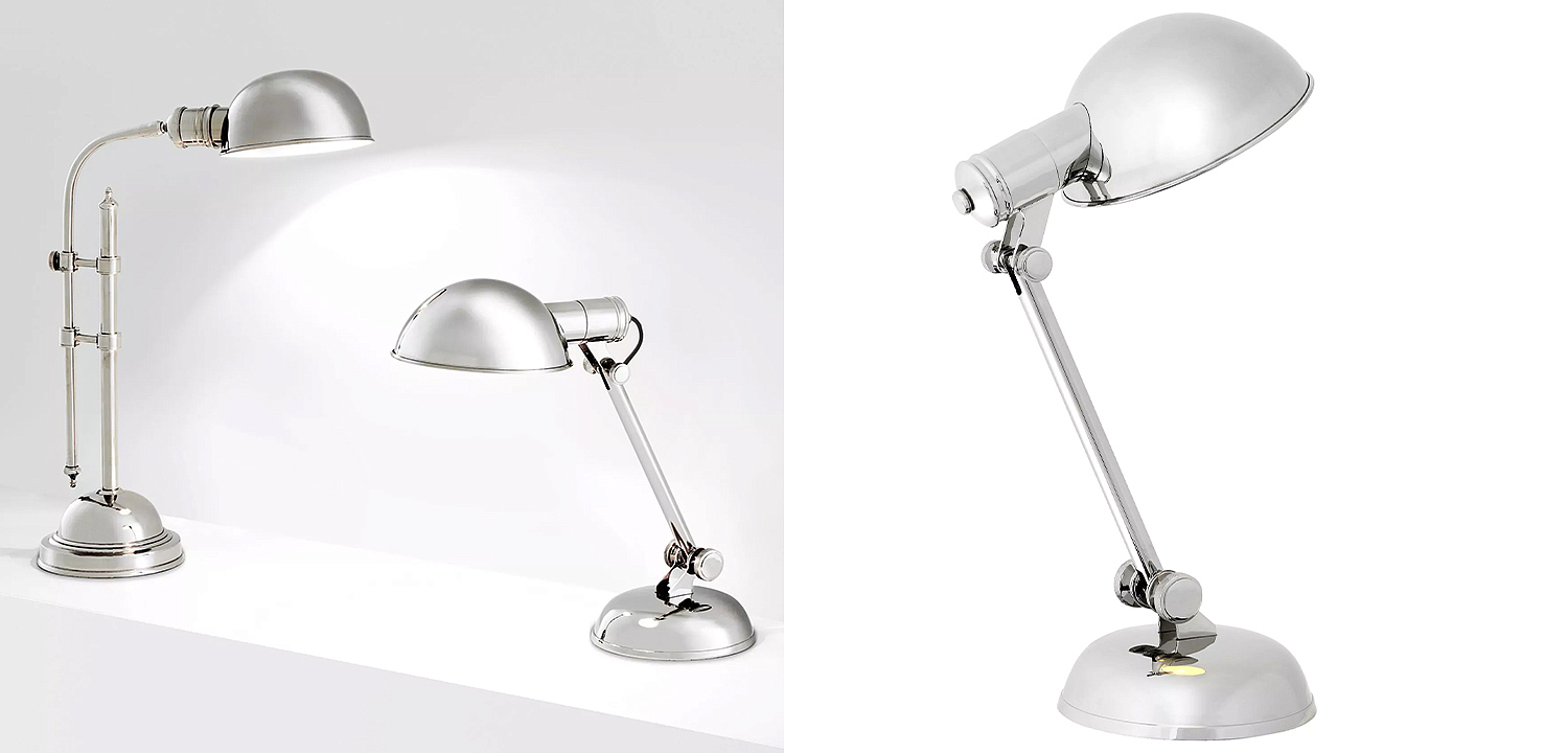 Настольная лампа Eichholtz Desk Lamp Navy Настольная лампа Eichholtz Desk Lamp Navy - Loft-Concept во Владивостоке